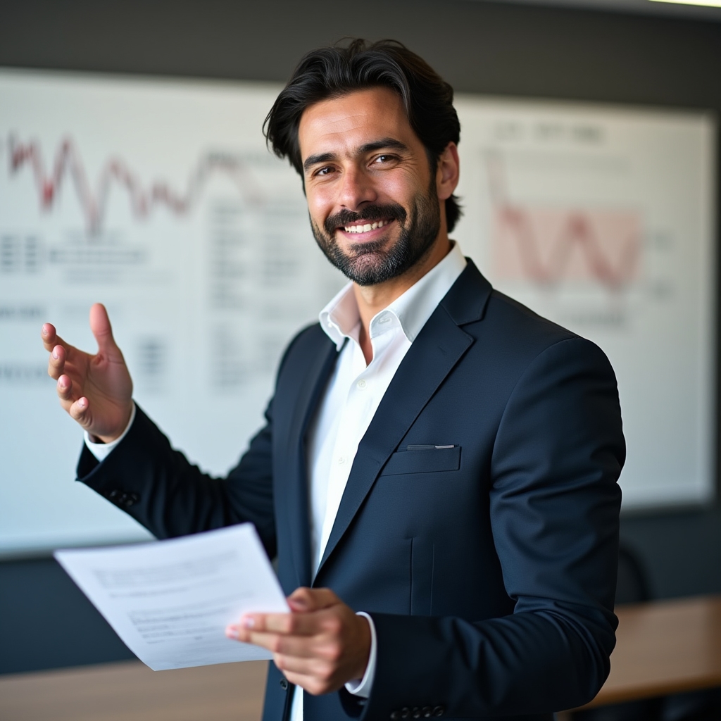 Docente esperto di diritto del lavoro durante una sessione formativa